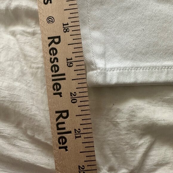 Gloria Vanderbilt Womens Amanda Capri Pants White Size 14 NWT Beachy Summer - Picture 12 of 12